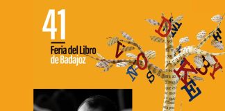 Ángel Martín visita la Feria del Libro de Badajoz